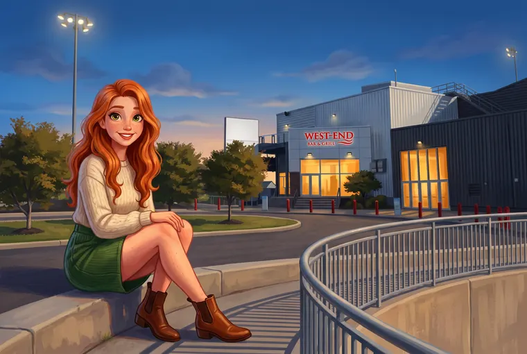 A woman outside the West End building in Summerside